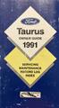 1991 Ford Taurus Owner's Manual Original